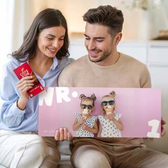 YourSurprise Mega reep met Côte d'Or chocolade personaliseren - 900 gram