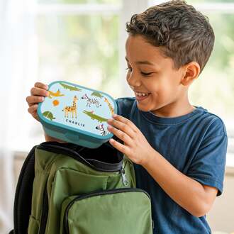 YourSurprise Mepal broodtrommel - Gepersonaliseerd - Cool Mint