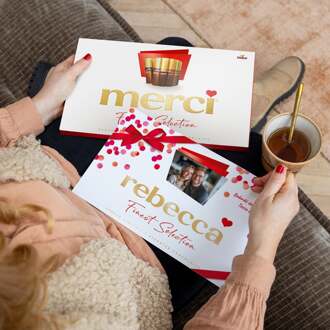 YourSurprise Merci Finest Selection chocolade mix met gepersonaliseerde kaart - 400 gram