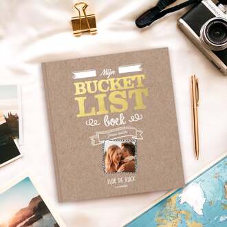YourSurprise Mijn Bucketlist boek met naam en foto (Hardcover)