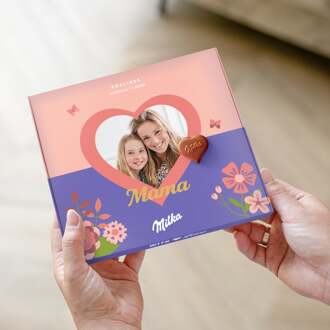 YourSurprise Milka Pralines - Moederdag - Hartjes - 110 gram