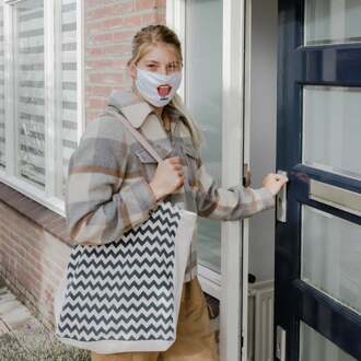 YourSurprise Mondkapje (niet-medisch) - L - bedrukken