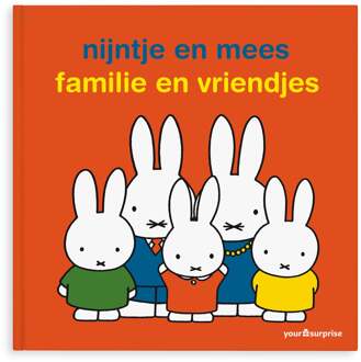 YourSurprise nijntje fotoboek met naam - familie en vriendjes