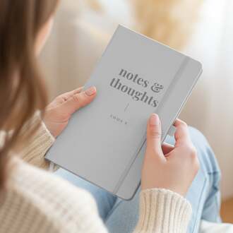 YourSurprise Notitieboekje graveren - Grijs