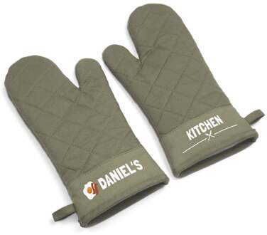 YourSurprise Ovenwanten bedrukken - Kakigroen