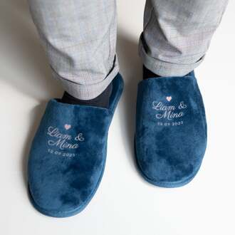 YourSurprise Pantoffels bedrukken - Blauw - Maat 43-46