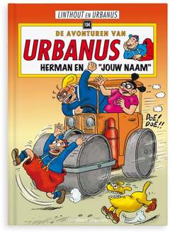 YourSurprise Persoonlijk stripboek met naam en foto - De avonturen van Urbanus 'Herman & Hermien' (Hardcover)