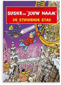 YourSurprise Persoonlijk stripboek - Suske en Wiske 'De stuivende stad' (Hardcover)