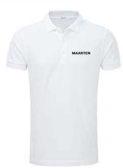 YourSurprise Polo voor heren bedrukken - Wit - XL