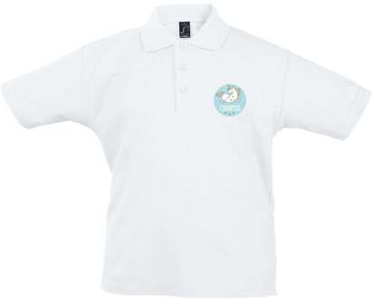 YourSurprise Polo voor kinderen bedrukken - Wit - 12 jaar