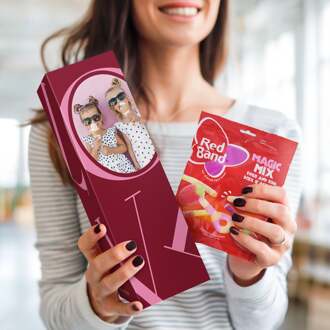 YourSurprise Red Band Snoeppakket met naam en foto