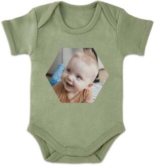 YourSurprise Romper bedrukken - Korte mouw - Groen - 50/56