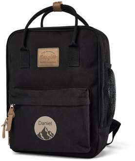 YourSurprise Rugzak met naam bedrukken - Zwart