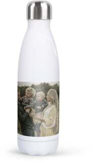 YourSurprise RVS drinkfles bedrukken - 500 m - Wit