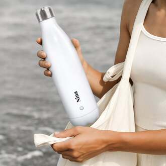 YourSurprise RVS drinkfles bedrukken - 750 ml - Wit