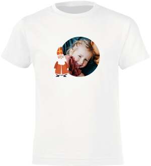YourSurprise Sinterklaas T-shirt voor kinderen bedrukken - Wit - 10 jaar