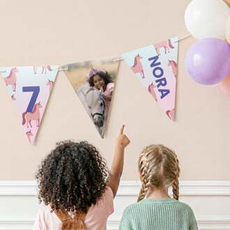 YourSurprise Slingers bedrukken - Driehoekjes - L - 5m