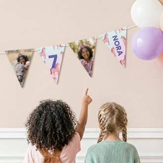 YourSurprise Slingers bedrukken - Driehoekjes - M - 5m