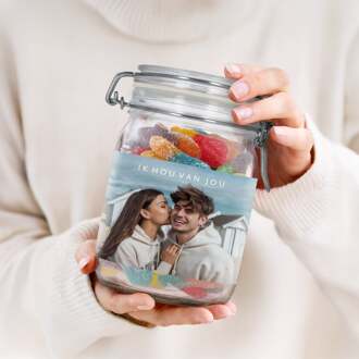 YourSurprise Snoeppot bedrukken - 1L - Zure Sticks