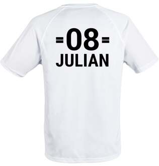 YourSurprise Sportshirt bedrukken - Heren - Wit - L