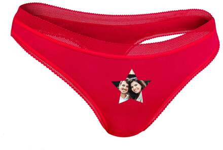 YourSurprise String met foto - Rood - L