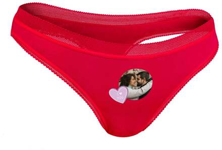 YourSurprise String met foto - Rood - S