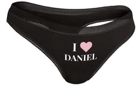 YourSurprise String met foto - Zwart - M