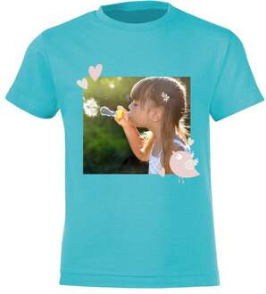 YourSurprise T-shirt voor kinderen bedrukken - Lichtblauw - 10 jaar