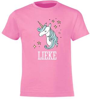 YourSurprise T-shirt voor kinderen bedrukken - Roze - 6 jaar