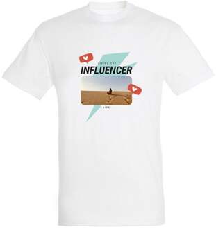 YourSurprise T-shirt voor mannen bedrukken - Wit - L