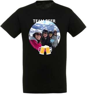 YourSurprise T-shirt voor mannen bedrukken - Zwart - M