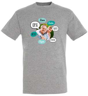 YourSurprise T-shirt voor opa bedrukken - Grijs - XL