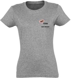 YourSurprise T-shirt voor vrouwen bedrukken - Grijs - XXL
