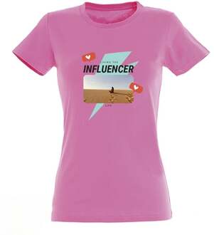 YourSurprise T-shirt voor vrouwen bedrukken - Roze - M
