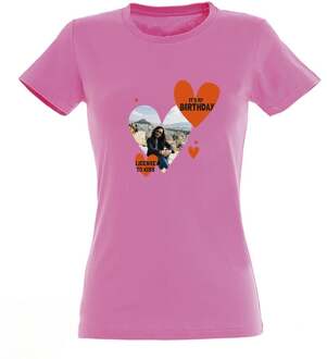 YourSurprise T-shirt voor vrouwen bedrukken - Roze - S