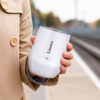 YourSurprise Thermo mok bedrukken - 350 ml - Wit