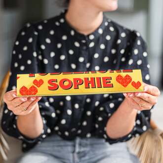 YourSurprise Toblerone liefdesreep met naam en foto - Large