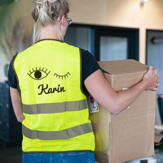 YourSurprise Veiligheidshesje bedrukken - Geel - XS