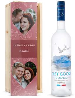 YourSurprise Vodka in bedrukte kist - Grey Goose