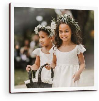 YourSurprise Wandpaneel met foto of naam - Vierkant