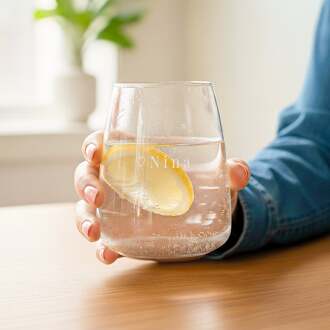 YourSurprise Waterglas graveren - Luxe glas - 1 stuk