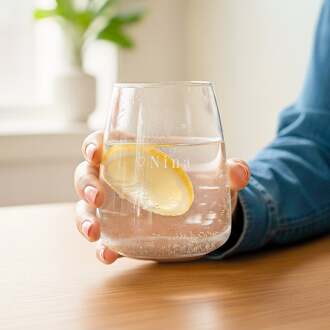YourSurprise Waterglas graveren - Luxe glas - 2 stuks