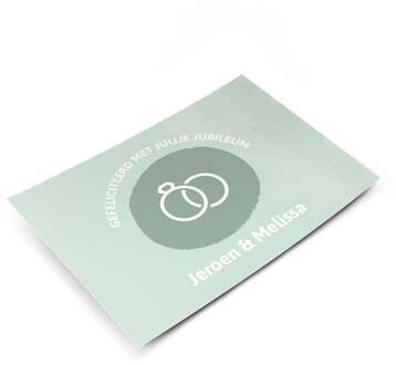 YourSurprise Wenskaart met foto - Jubileum - Liggend