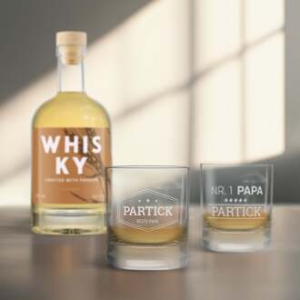 YourSurprise Whiskey cadeau - Gegraveerde glazen