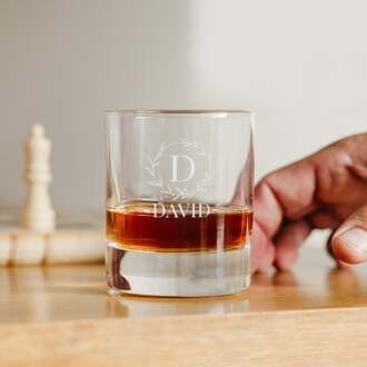 YourSurprise Whiskey glas graveren - 4 stuks