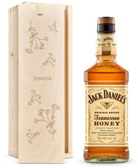 YourSurprise Whiskey in gegraveerde kist - Jack Daniels Tennessee Honey