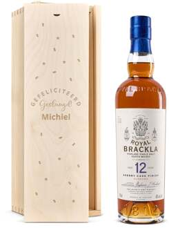 YourSurprise Whisky in gegraveerde kist - Royal Brackla 12y