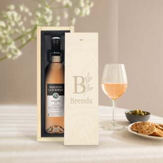 YourSurprise Wijn in gegraveerde kist - Maison de la Surprise - Syrah