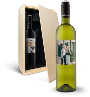 YourSurprise Wijnpakket met bedrukt etiket - Maison de la Surprise - Merlot en Sauvignon Blanc