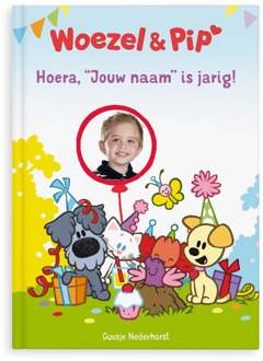 YourSurprise Woezel & Pip boek met naam en foto - Verjaardag - XL (Softcover)